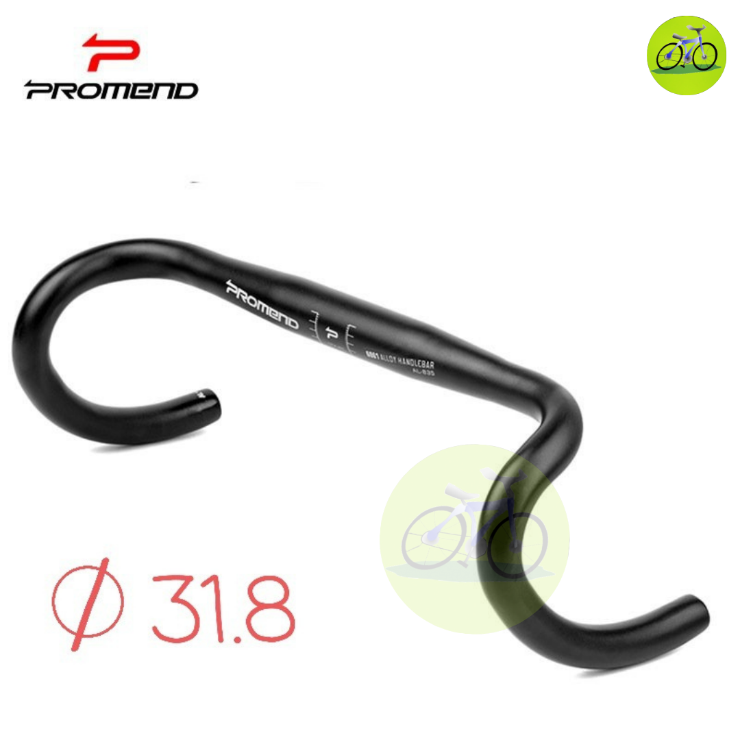 Ghi đông cuộc đua 31.8 Promend/ Tay lái xe đạp cong cuộc bản đẹp