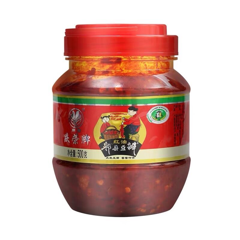 Tương đậu bản Tương đậu cay Tứ Xuyên nội địa Trung Quốc 500gr 四川郫县豆瓣酱 500gr**