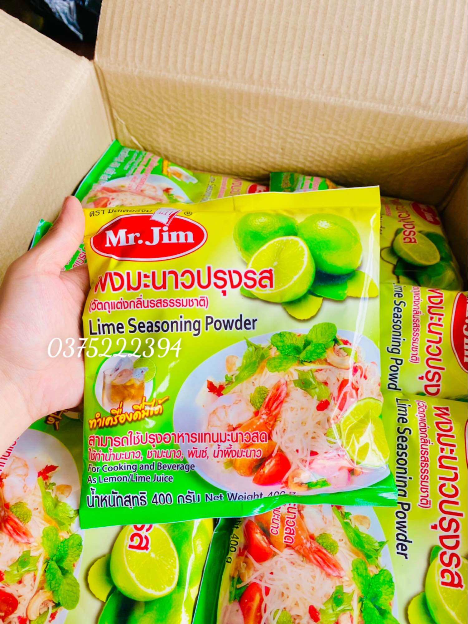 Bột chanh Mr.Jim Thái - 400gr/gói