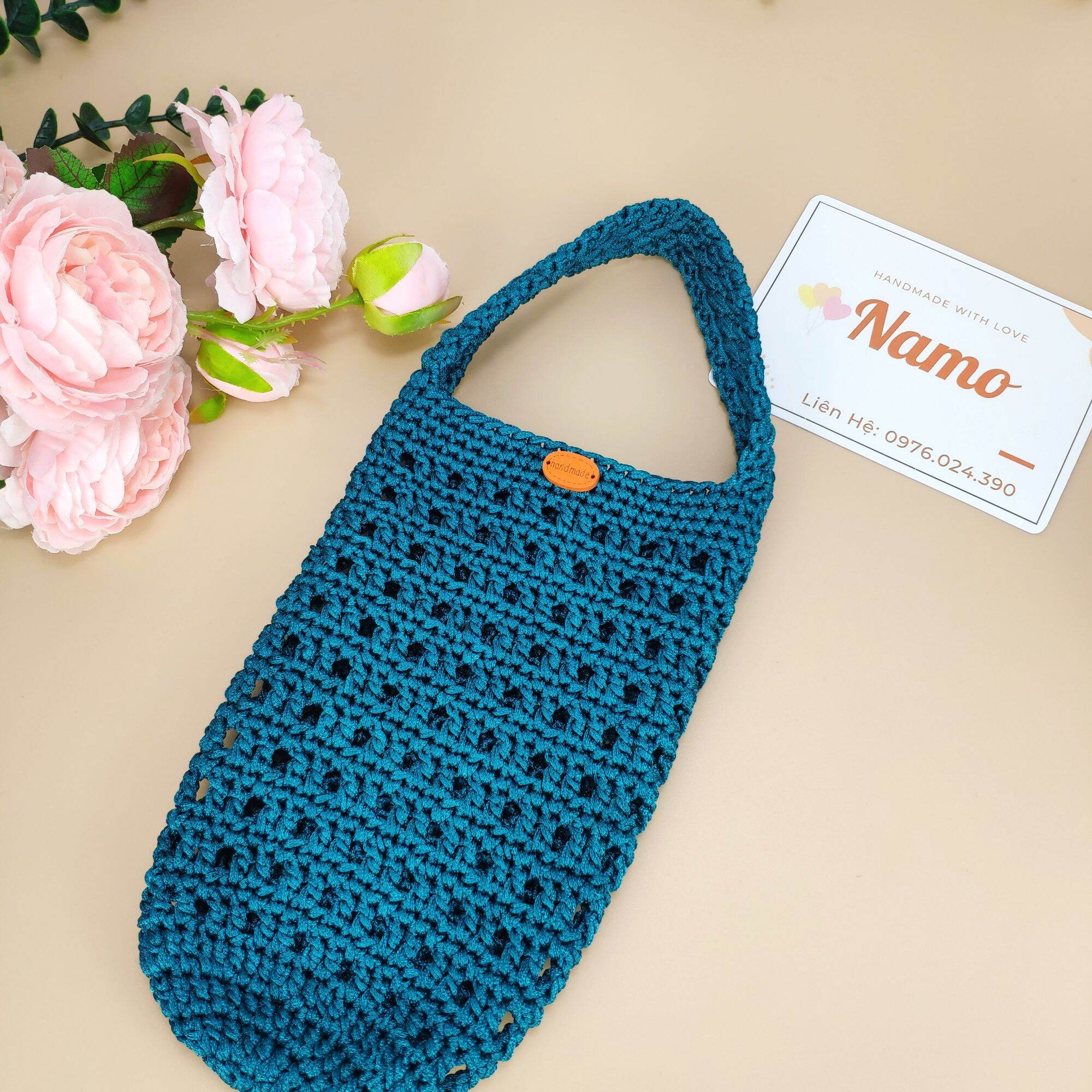 Túi đựng bình giữ nhiệt size 880ml handmade