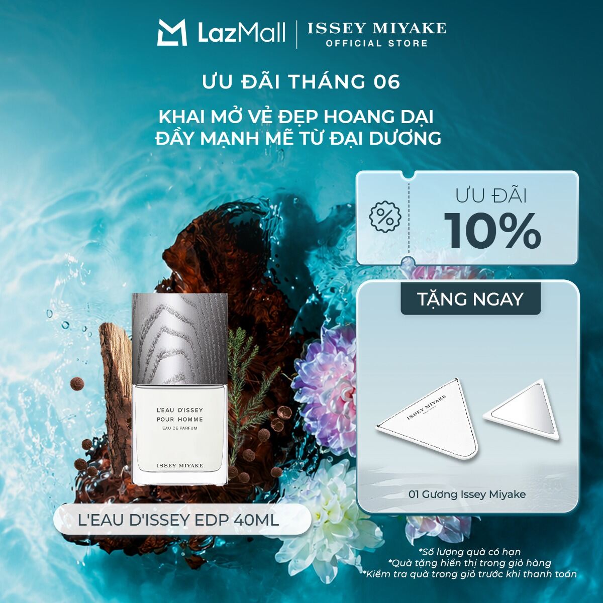 Nước Hoa nam Issey Miyake L'eau D'Issey Pour Homme Eau De Parfum 40 ml