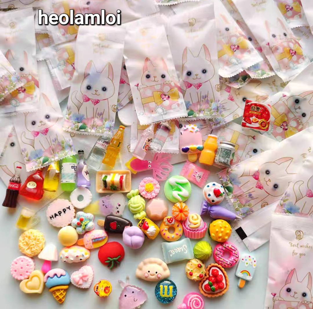 Túi mù bí ẩn mô hình đồ ẵn, đồ chơi, đồ uống mini - lucky bag