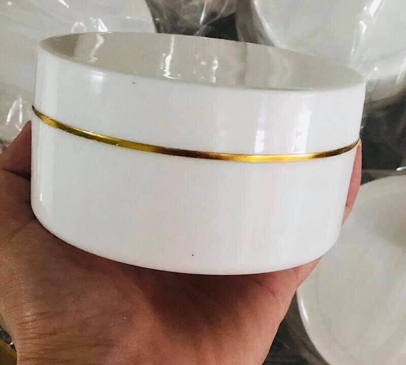 [HCM]10 hủ đựng kem 200g màu trắng luôn vỏ hộp 250g