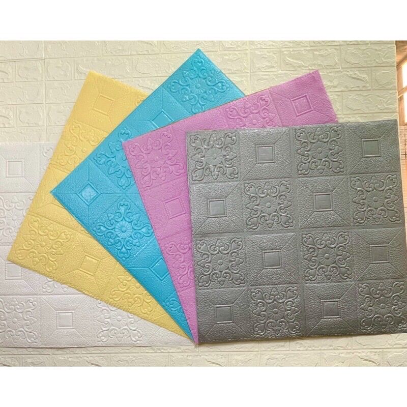 Xốp dán tường hoa văn kích thước 70x70cm