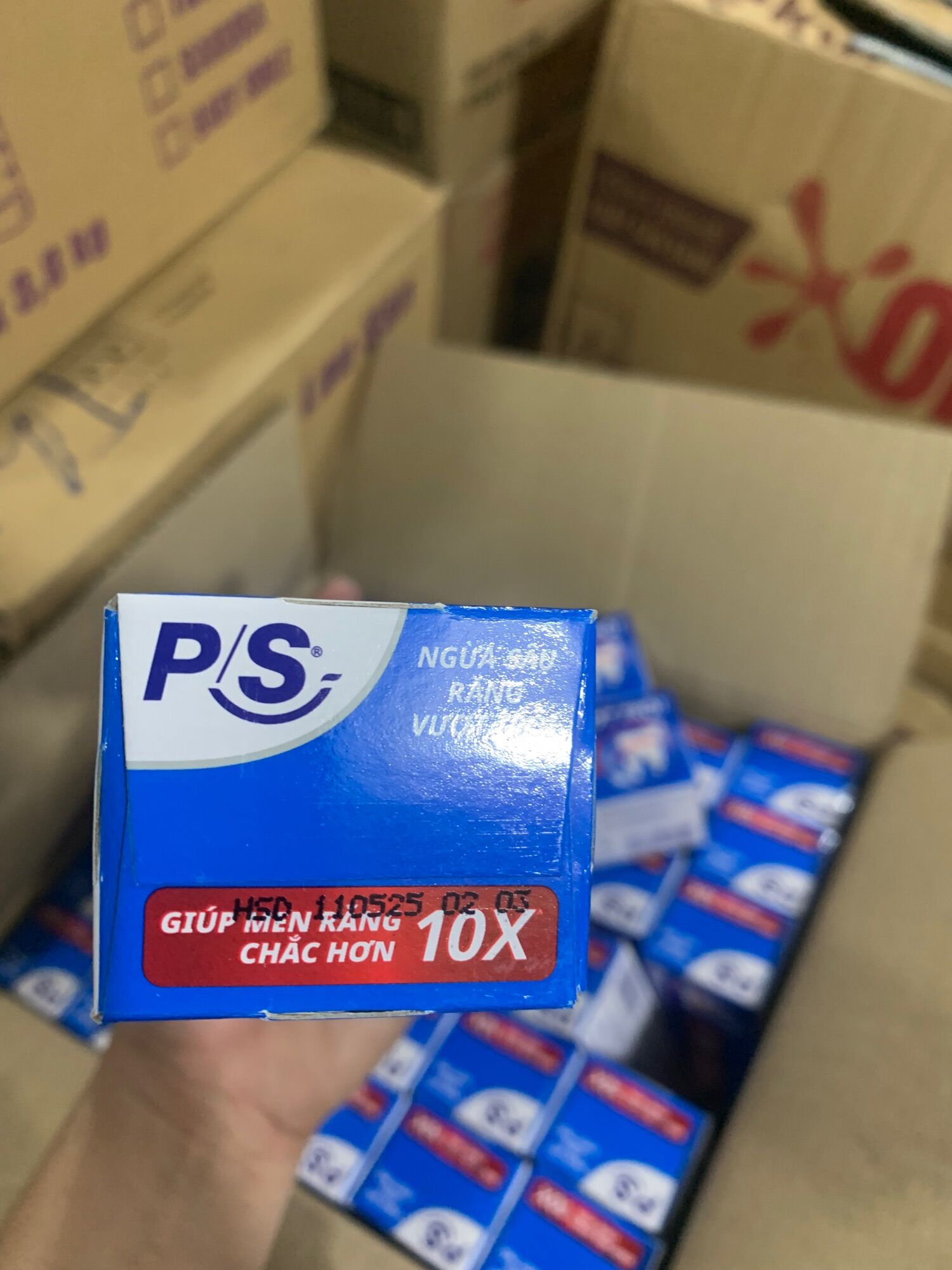 Combo 3 kem đánh răng PS ngừa sâu răng chai 180g