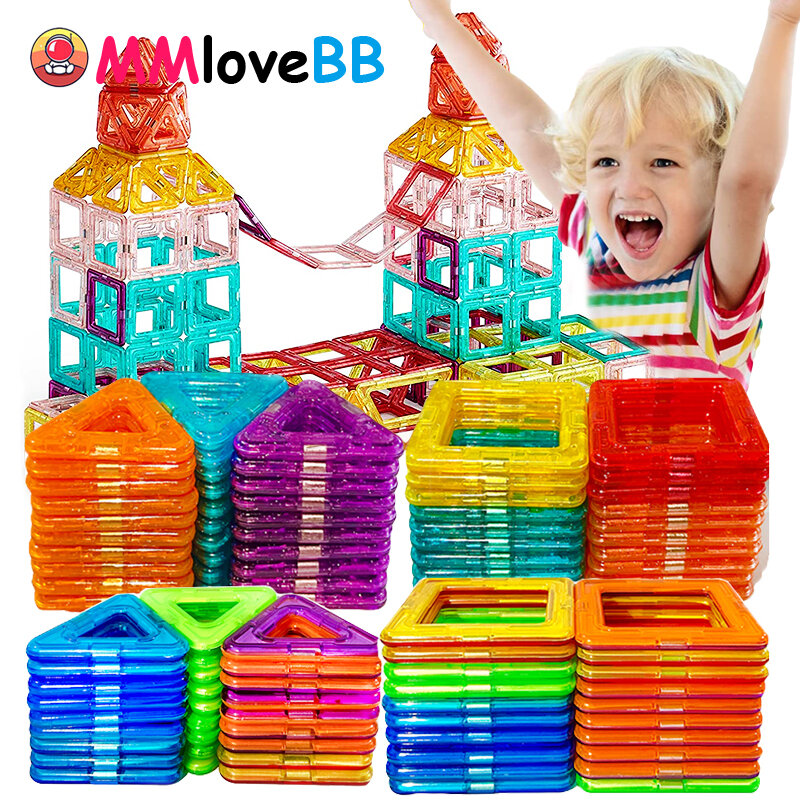 Từ Khối Xây Dựng Size Lớn Và Kích Thước Nhỏ DIY Nam Châm Đồ Chơi Cho Trẻ Em Thiết Kế Xây Dựng Bộ Quà Tặng Cho Trẻ Em Đồ Chơi