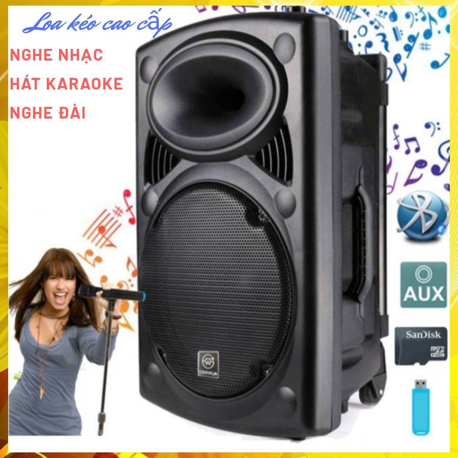Loa kéo bluetooth bass 40-bass30 (3 Mic)