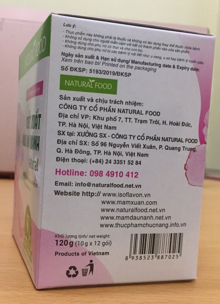 Chiết xuất mầm đậu nành Natural