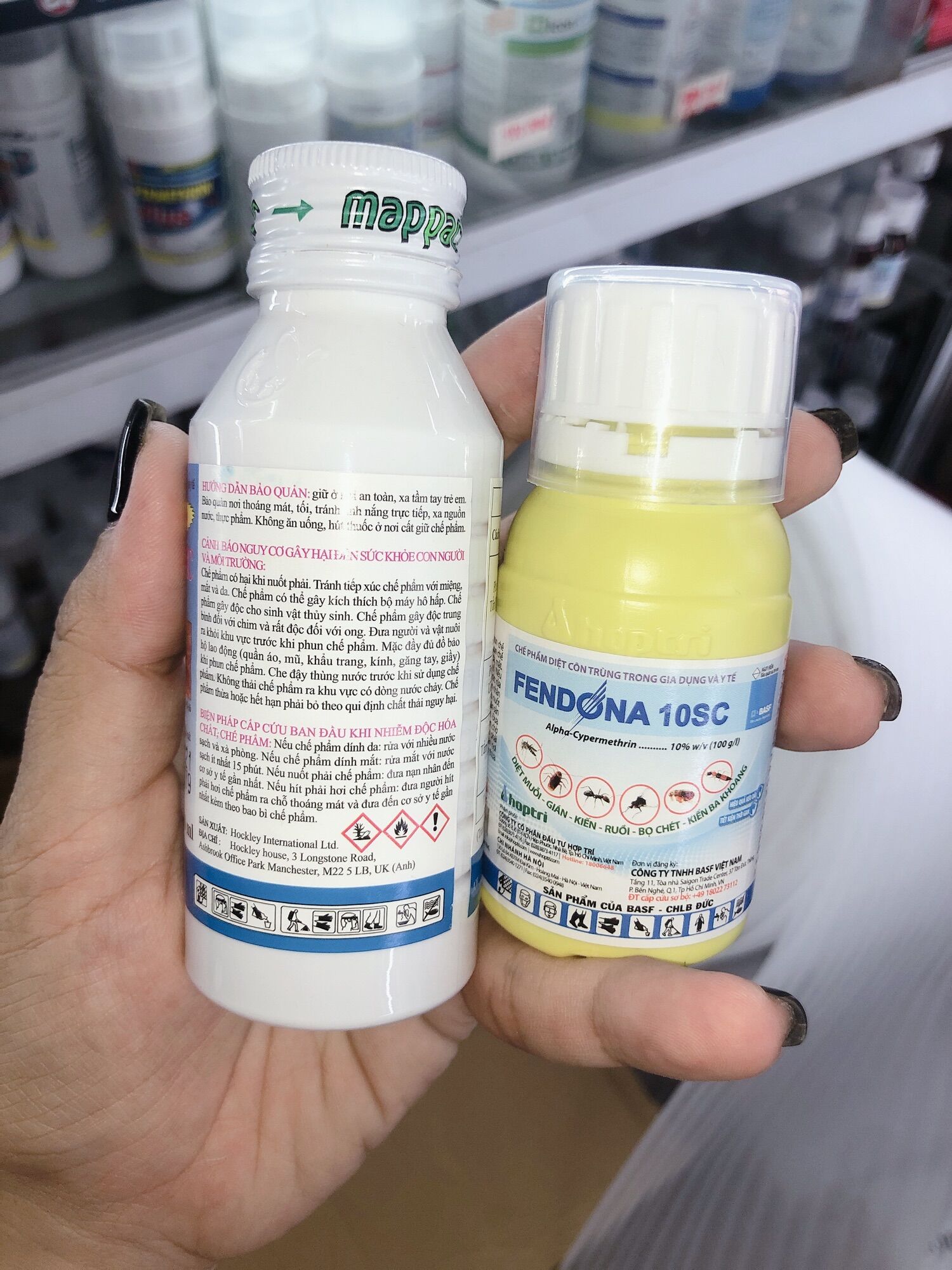 Combo thuốc diệt muỗi MAP PERMETHRIN (100ml) + FENDONA 10SC (50ml)