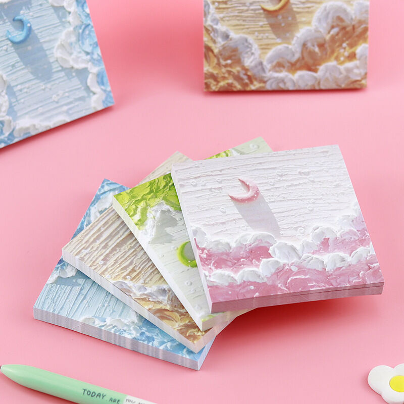 Giấy note ghi chú 3d hình mặt trăng