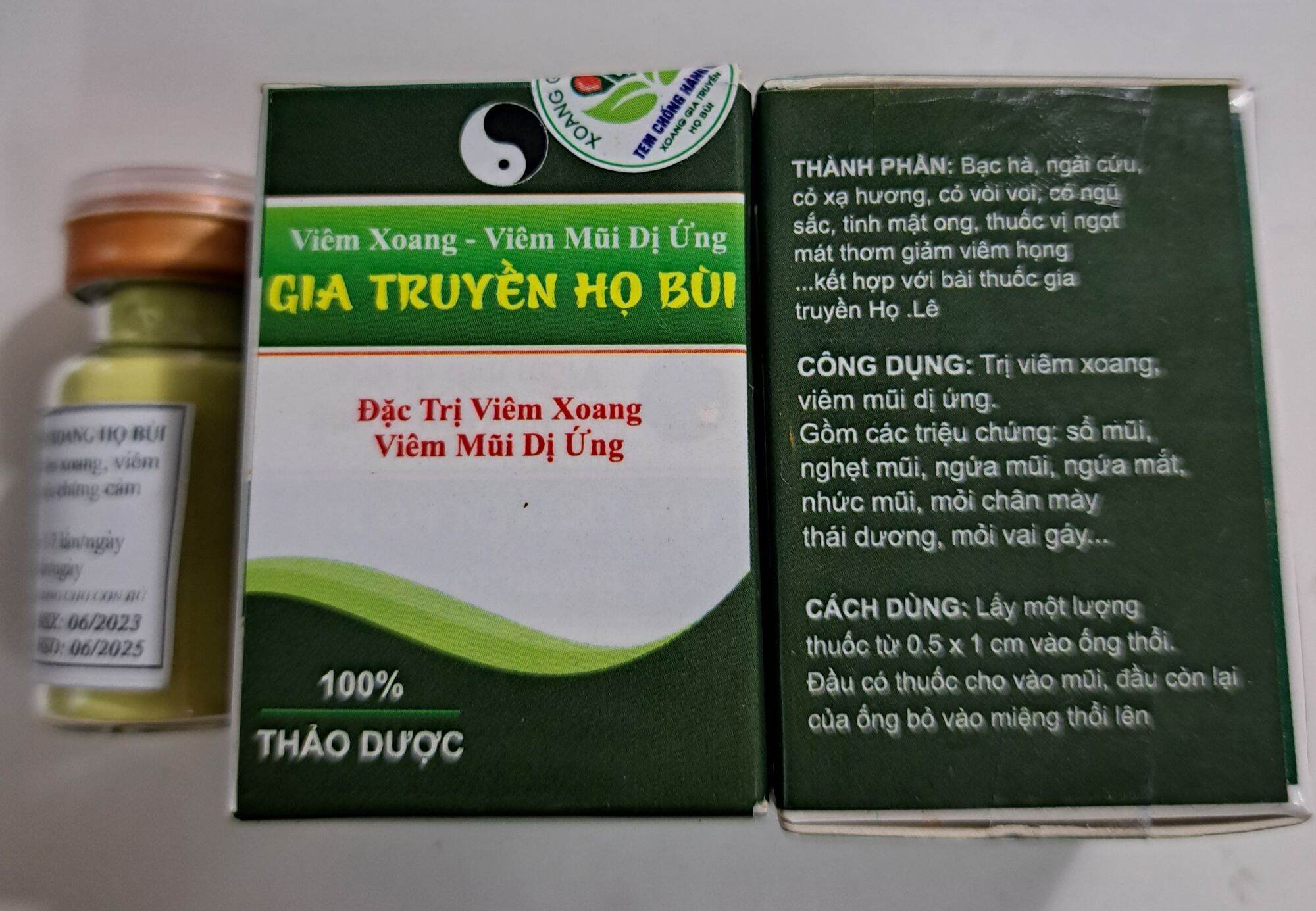 Viêm Xoang - Gia truyền Họ Bùi