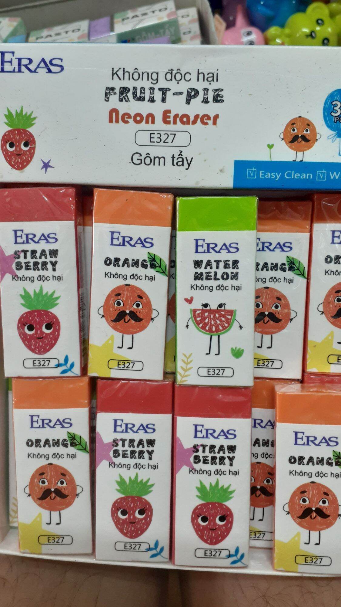 Tẩy bút chì, gôm tẩy Eras e327