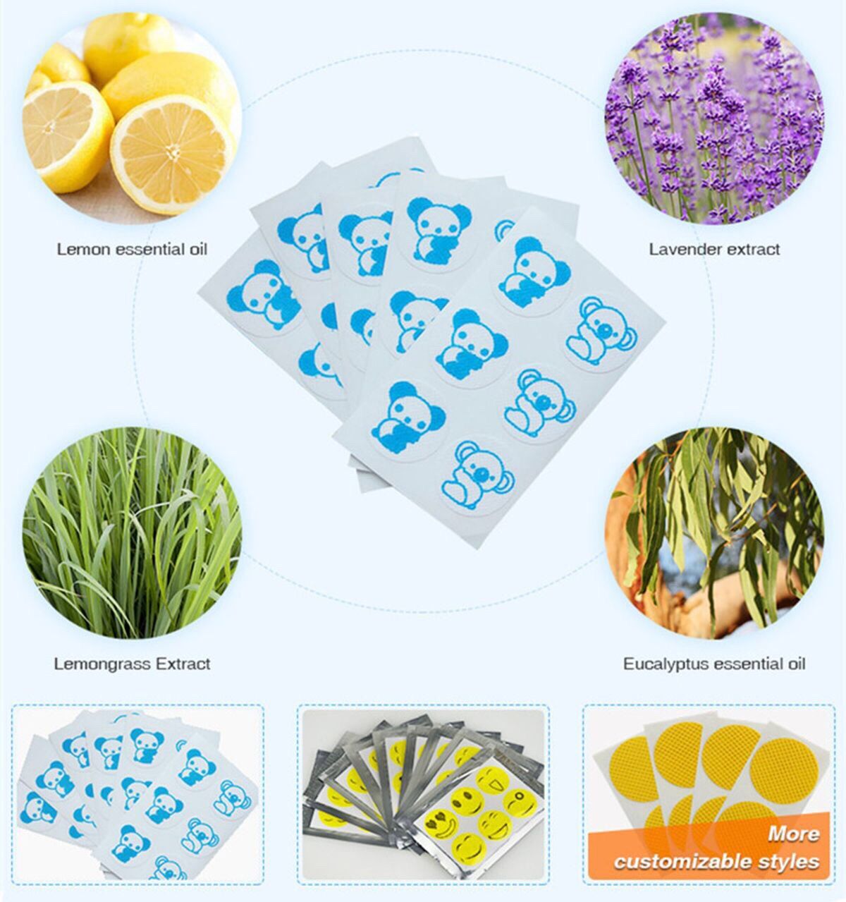 MIẾNG DÁN ĐUỔI MUỖI - MOSQUITO REPELLENT PATCH - KONG DI