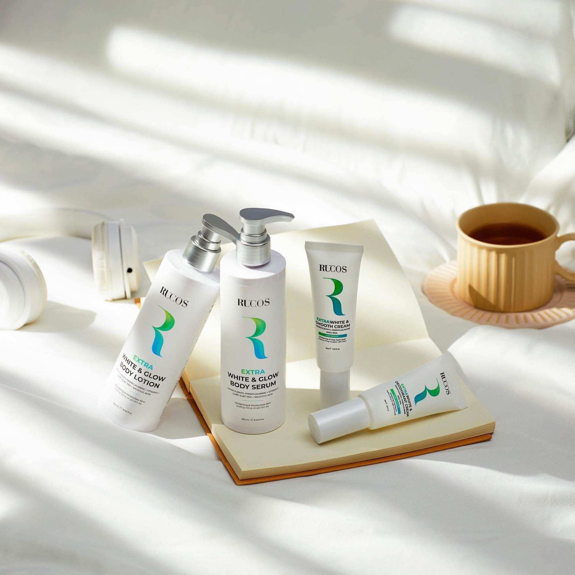 Extra White & Glow Body Serum Rucos