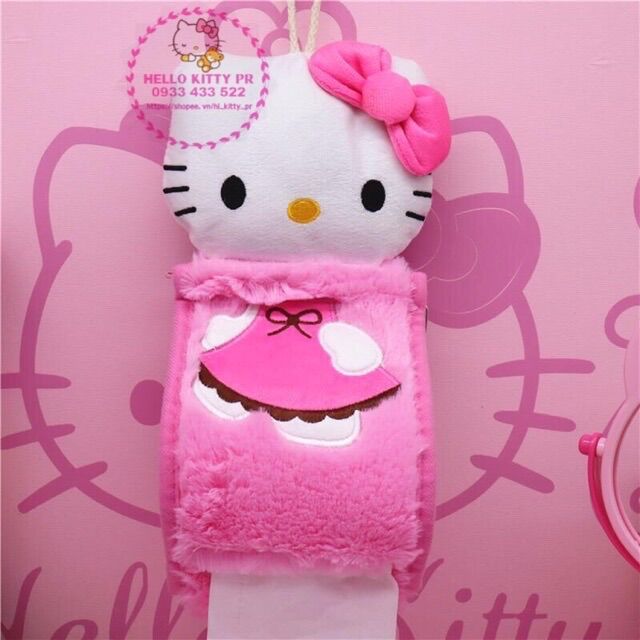 Treo khăn giấy cuộn Hello Kitty