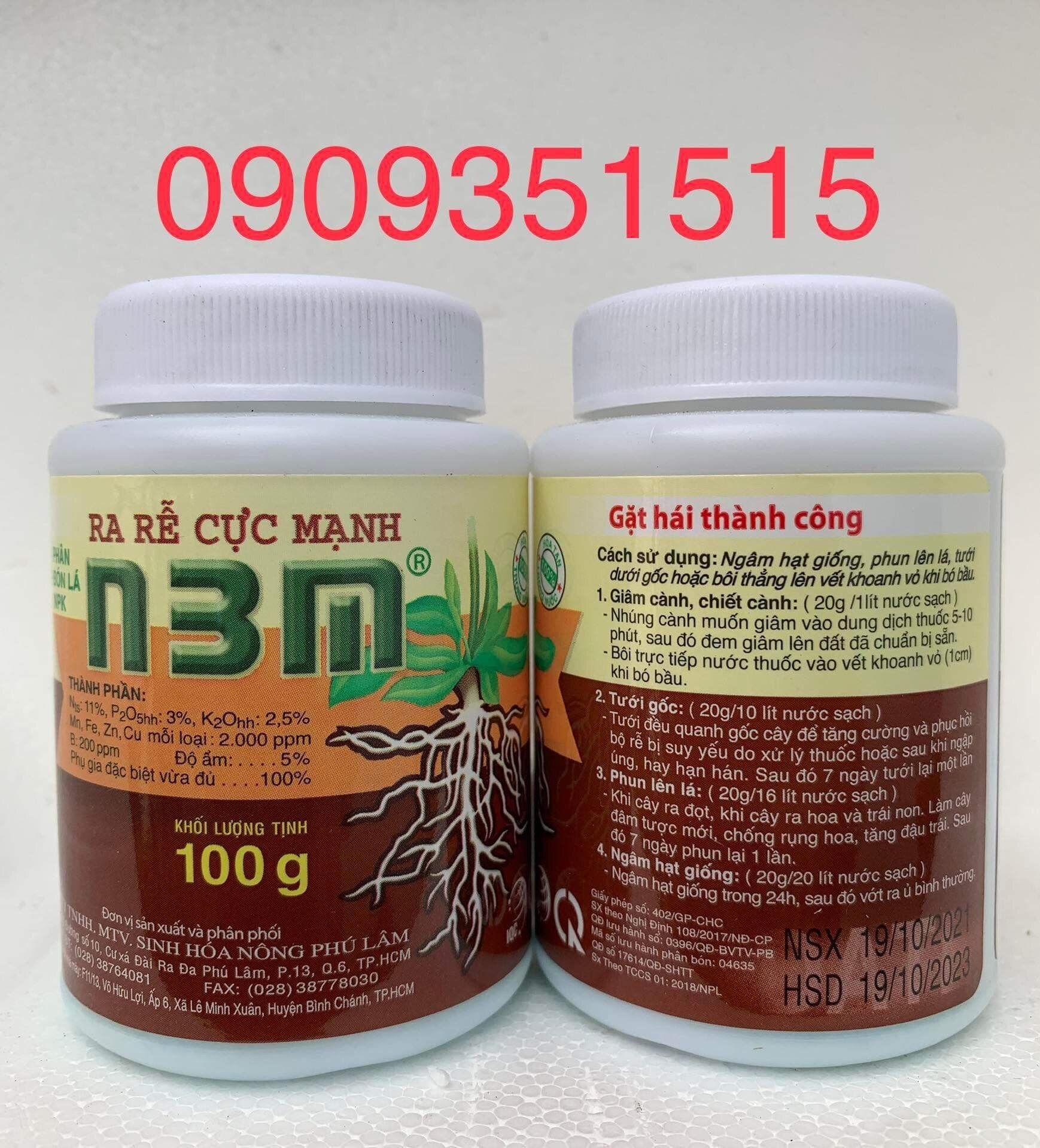 Kích rễ cực mạnh n3m 100g