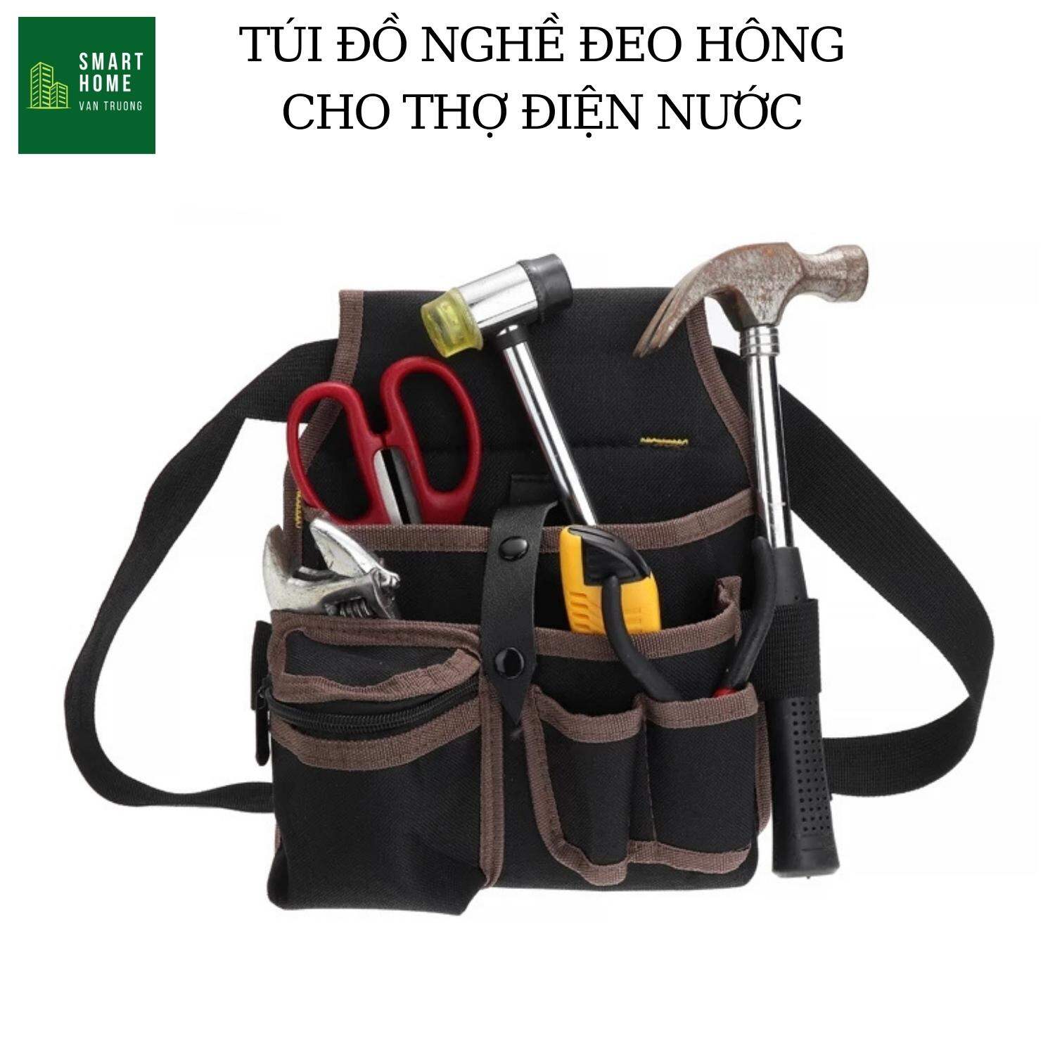 Túi đồ nghề đeo hông dành cho thợ điện nước, thợ điện lạnh, thợ cơ khí...
