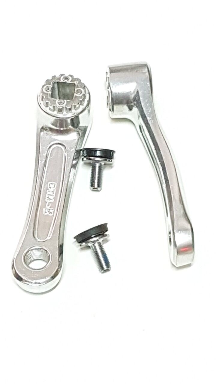 Square Aluminum Electric Bike Shock + Screws - 14cm
