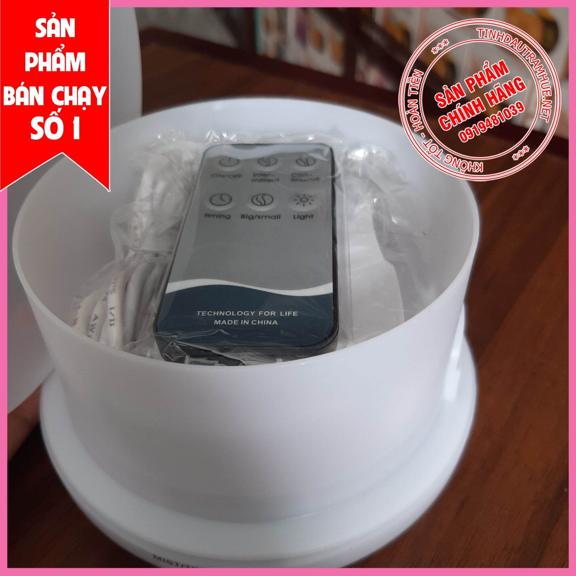 Điều khiển ( remote) máy khuếch tán tinh dầu