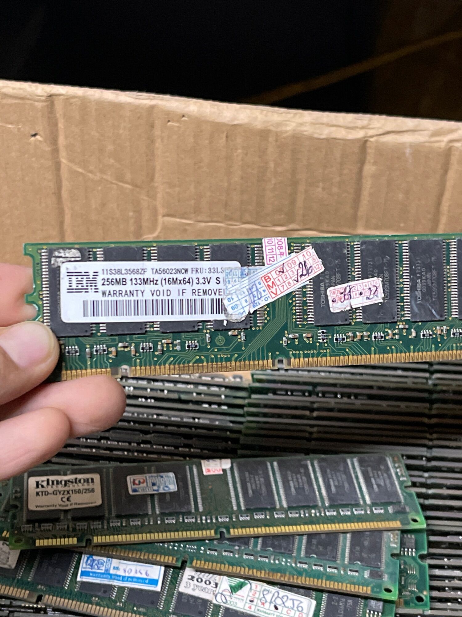 Ram Sdram Computer 256Mb Pc 100 Pc 133