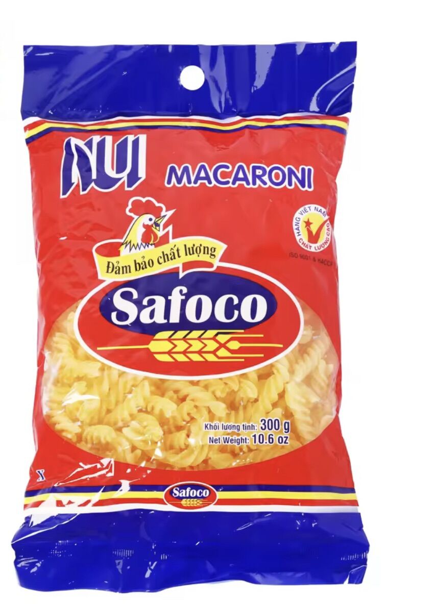 Nui xoắn safoco - gói 300g