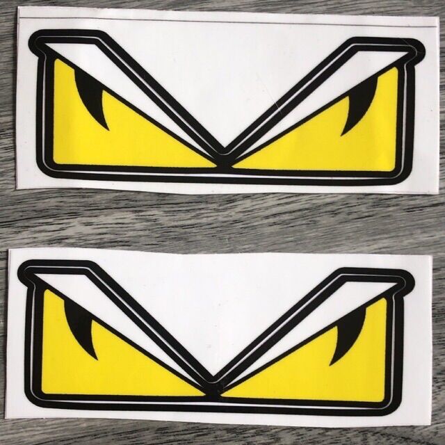 TEM CON MẮT LỚN dán mọi vị trí của xe hoặc dán nón bảo hiểm