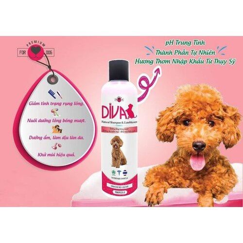 Sữa tắm chó Diva hữu cơ