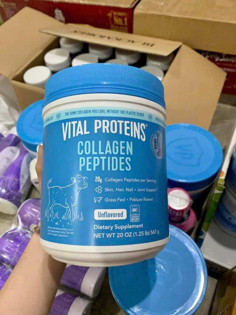 Vital Proteins - Collagen hàm lượng cao dạng bột 567g của Mỹ