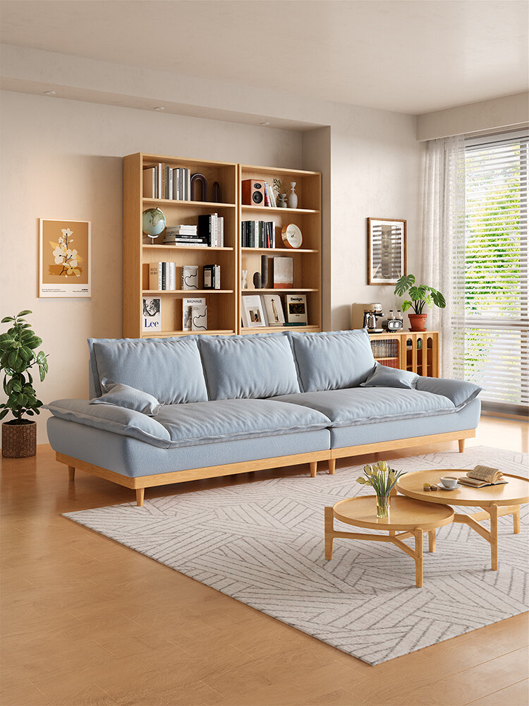 HAISHANGYUNJU | Compact Living Room Sofa Wooden Made Giá 21,070,000 Đồng*Miễn phí vận chuyển