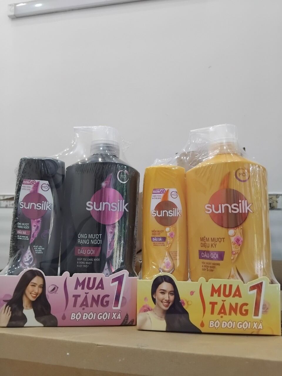 Dầu gội đầu mượt tóc sunsilk 650g