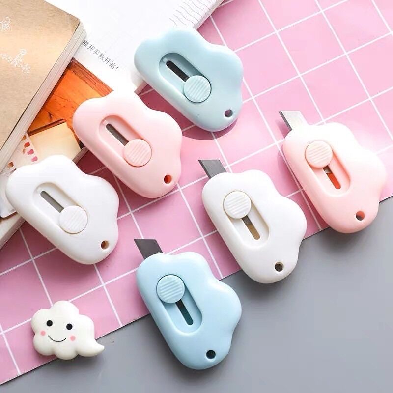 Dao rọc giấy hình đám mây/chân mèo dễ thương