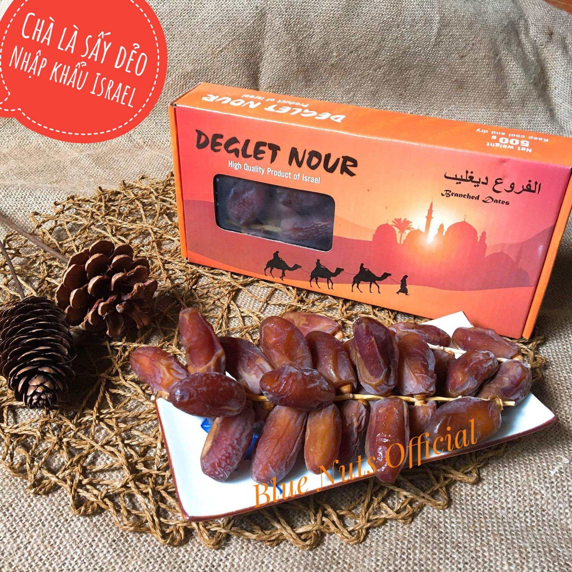 Chà Là Israel 500gram - Deglet Nour Dates - Chà Là sấy dẻo - Chà là Nguyên cành nhập khẩu Israel - Chà Là Khô