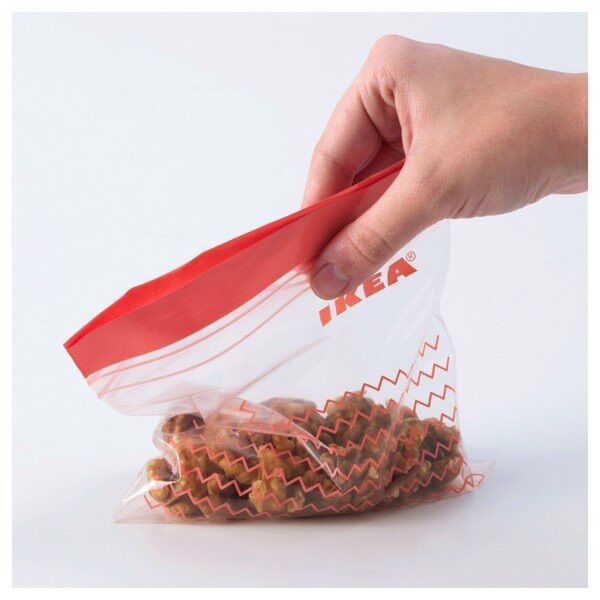 HỘP 60 TÚI ZIP LOCK IKEA ISTAD (1L + 0,4L) - TW Mall