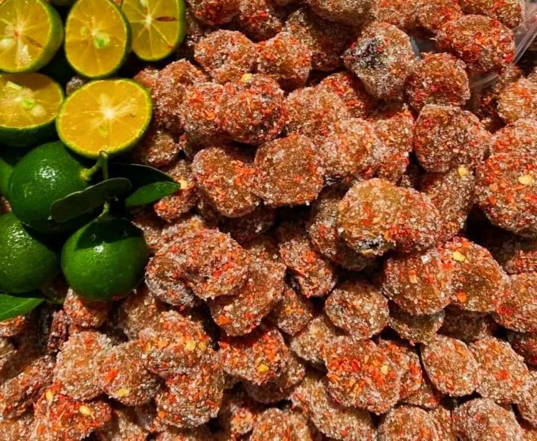 1kg (2 hộp ) Kẹo Me Cay Muối Ớt