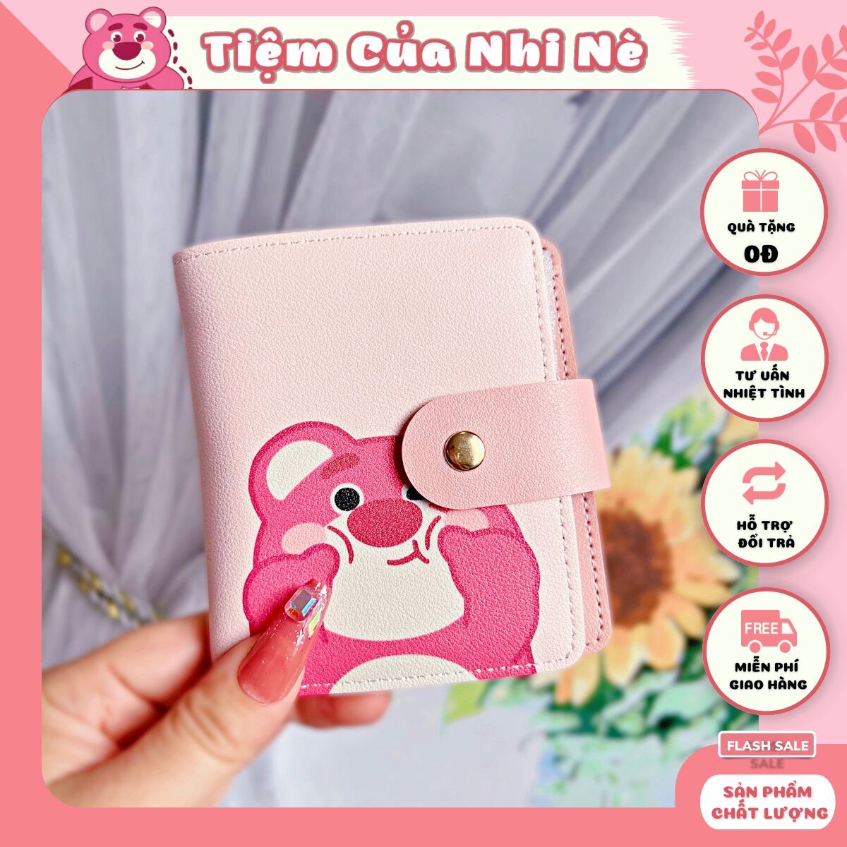 VÍ NỮ NGẮN GẤU DÂU LOTSO