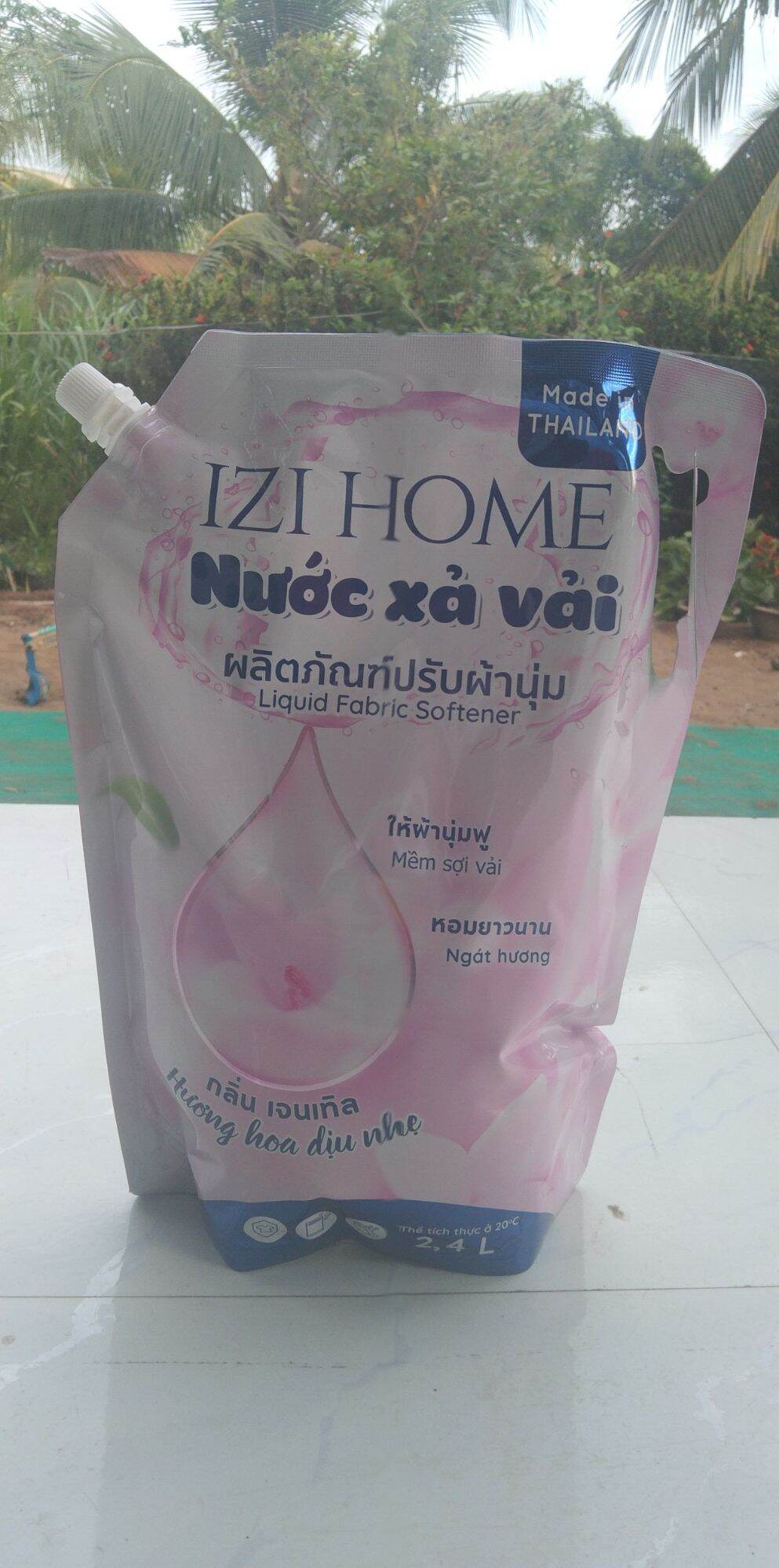 nước xã vải izihome 2,4l
