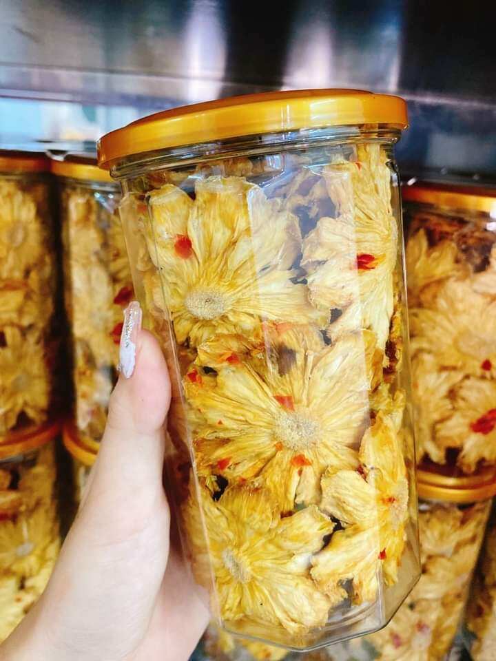 100gr thơm sấy muối ớt Thái Lan