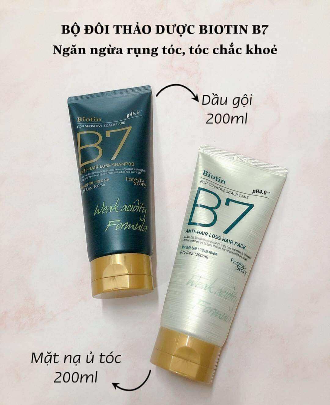 Gội mọc tóc biotin b7