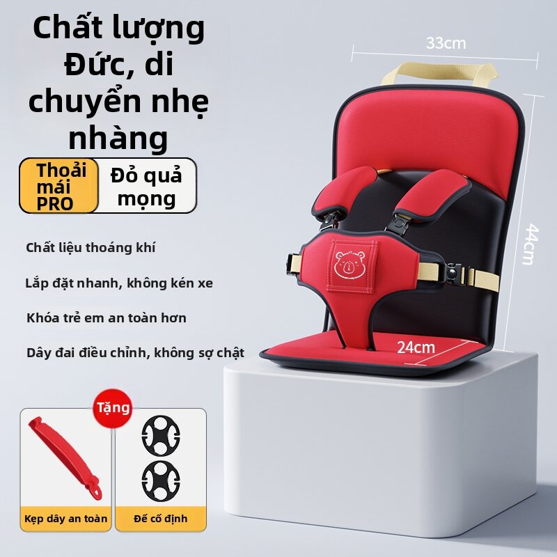 DENGJIE | Ghế An Toàn Ô Tô Di Động Không Gò Bó Cho Trẻ Em