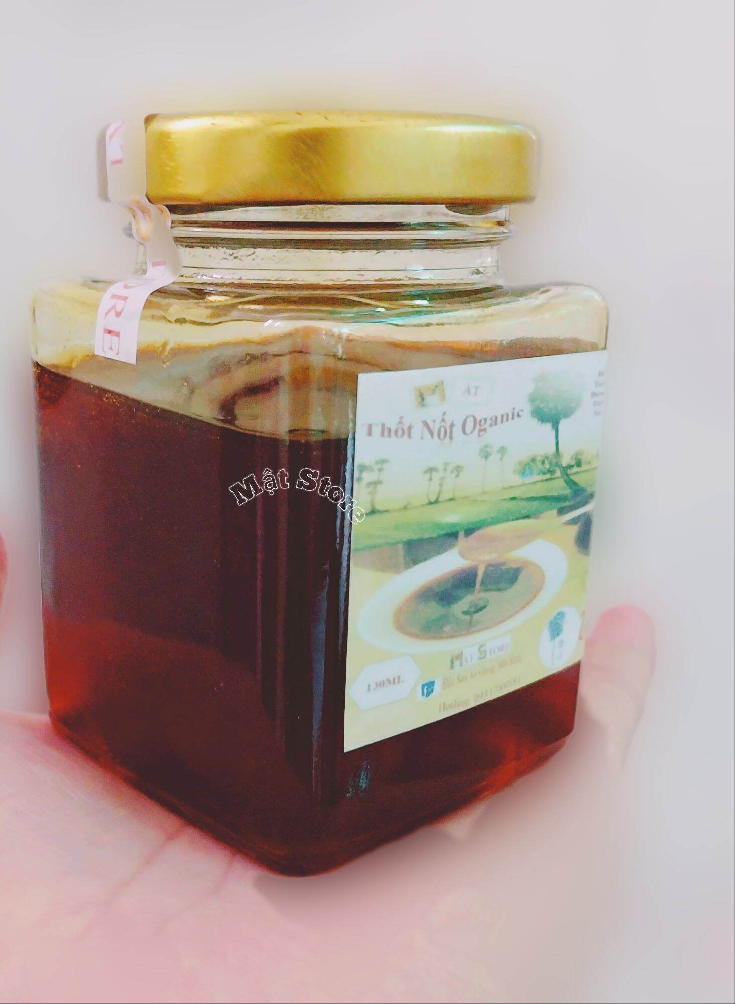 130ml Mật Thốt Nốt Cô Đặc Oganic Mật Store (đã tách đường thốt nốt nguyên chất)