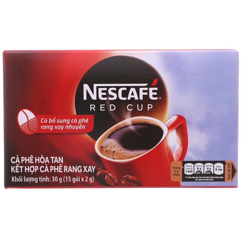 Nescafe red cup hộp 15 gói nhập khẩu thái