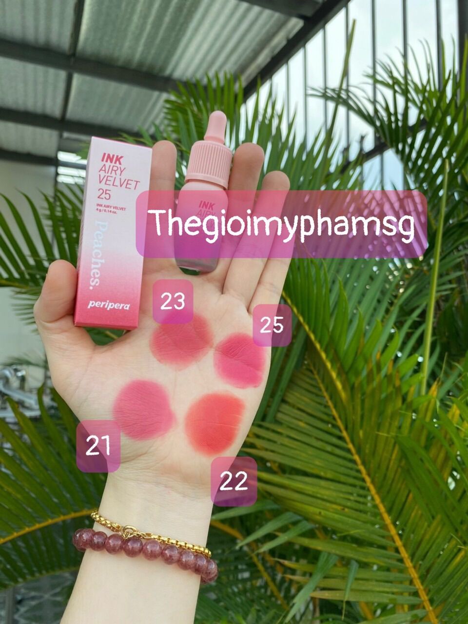 Son kem lì peripera ink the airy velvet tint peachs