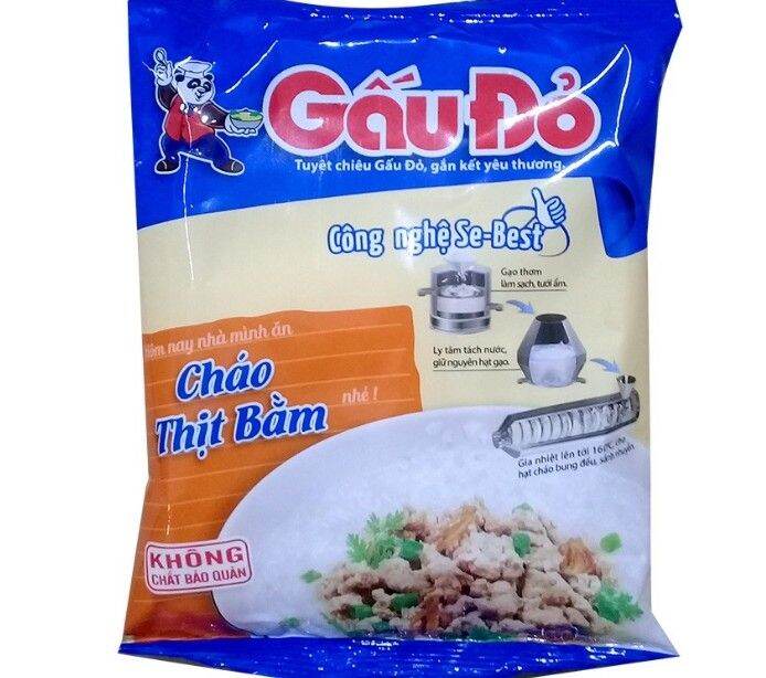 50gói cháo ăn liền thịt bằm gấu đỏ