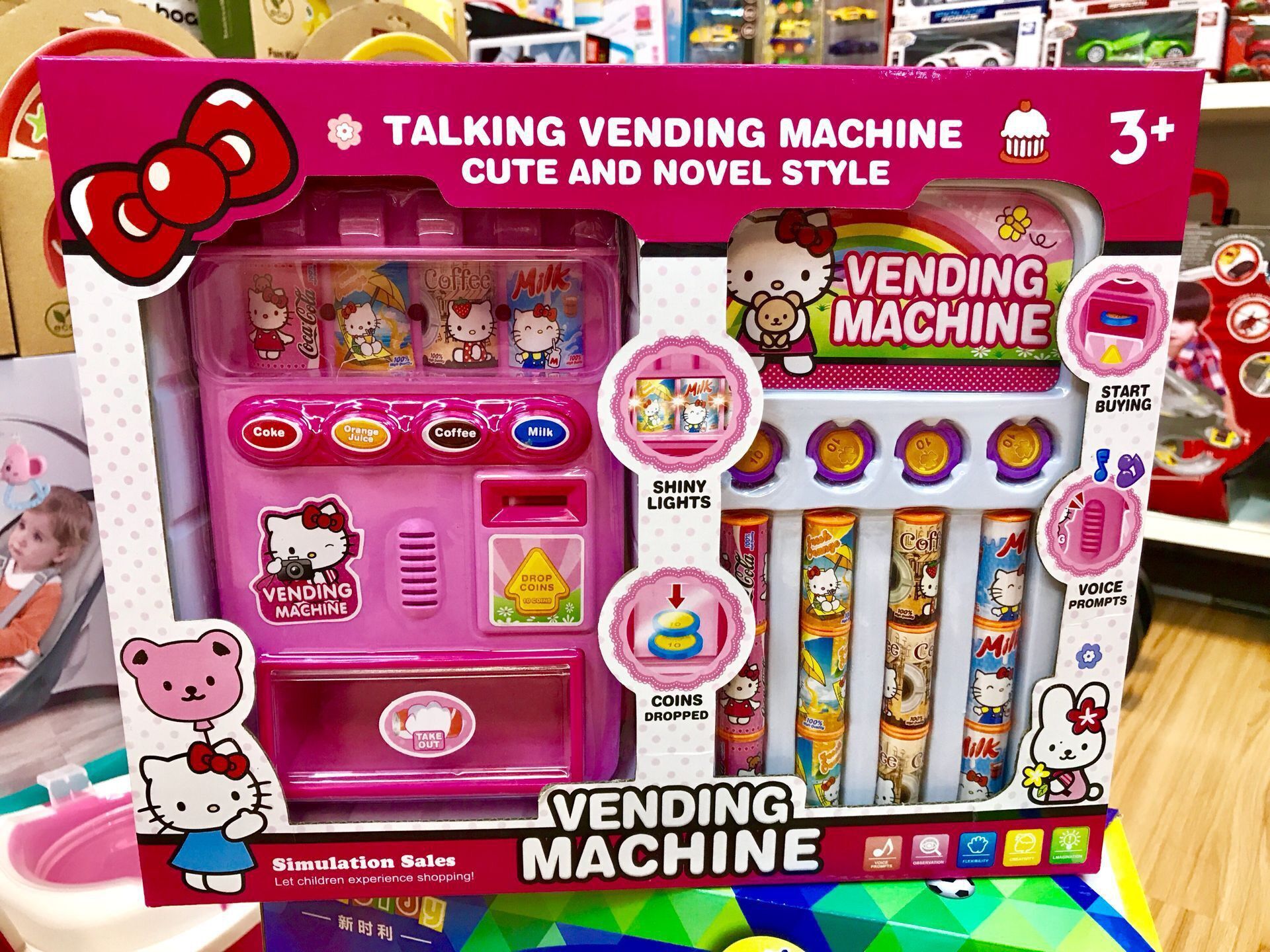 ĐỒ CHƠI MÁY BÁN NƯỚC TỰ ĐỘNG KITTY
