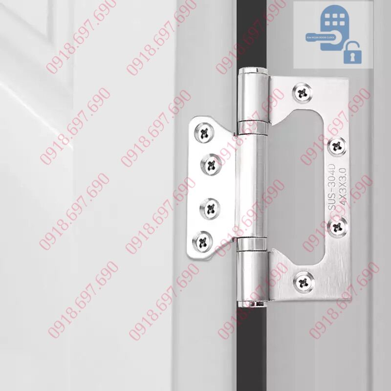 Bản lề inox âm dương cửa gỗ