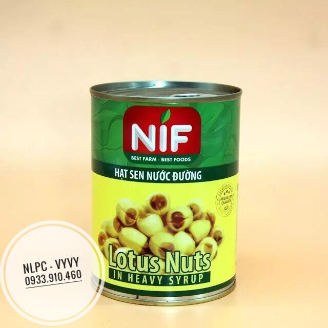 Hạt sen ngâm nước đường nif - 565g