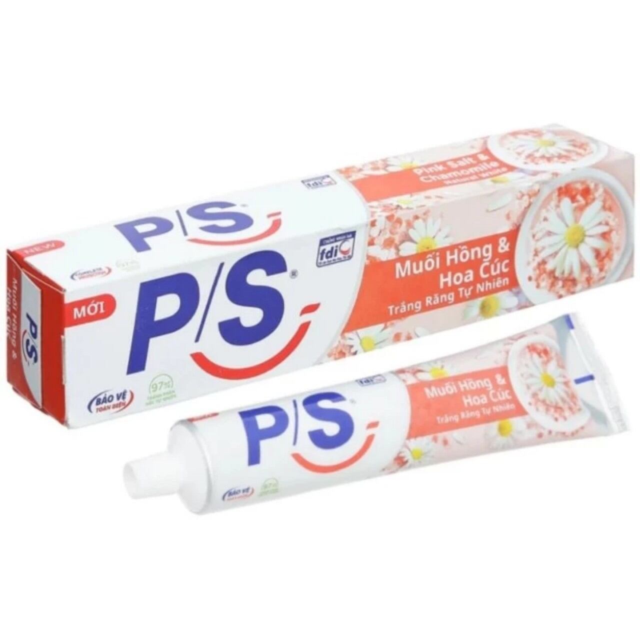 Kem đánh răng p/s muối hồng& hoa cúc (3 cây x 230g)