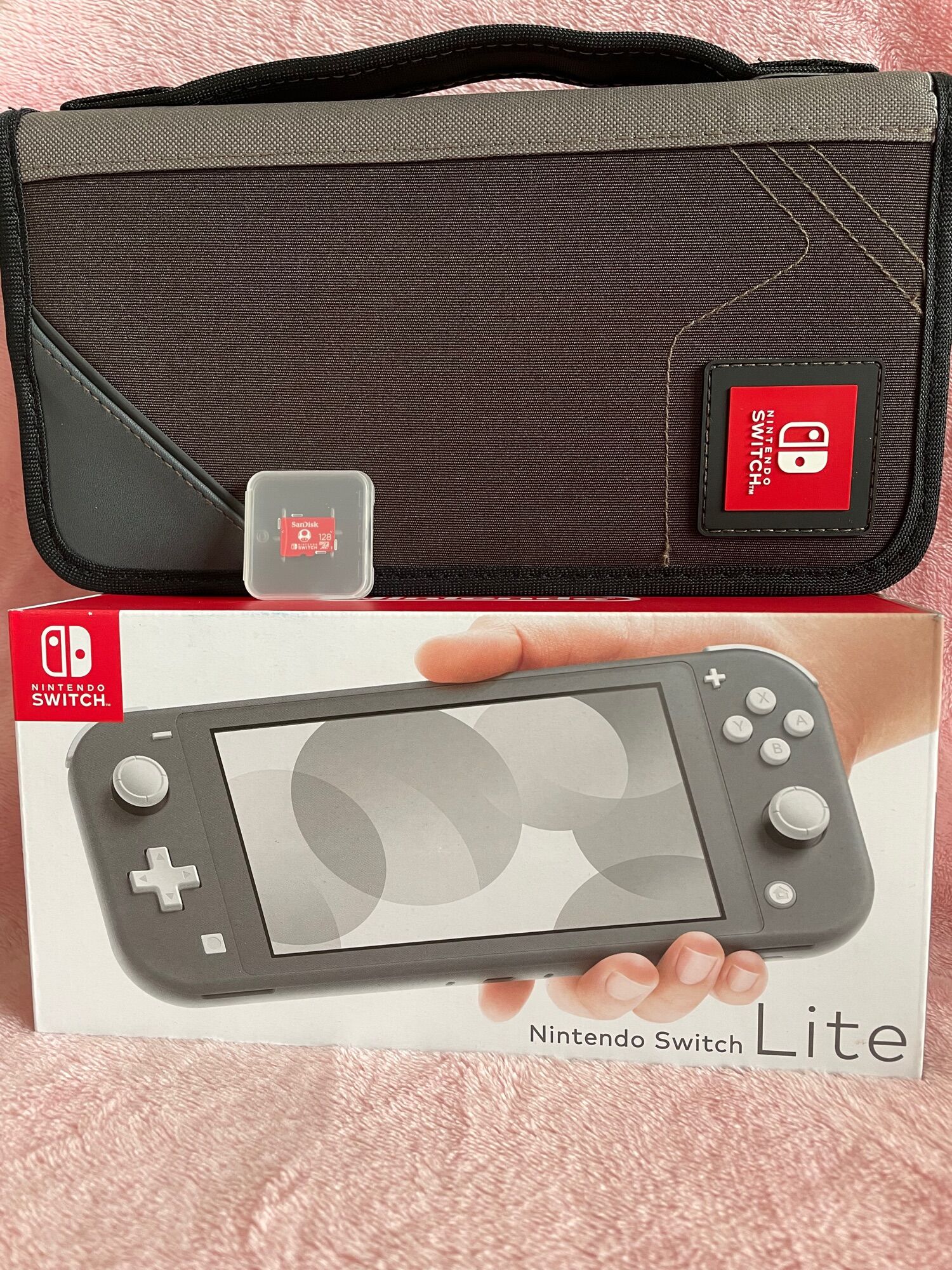 Máy Nintendo Lite màu xám + combo quà tặng🎁🎁
