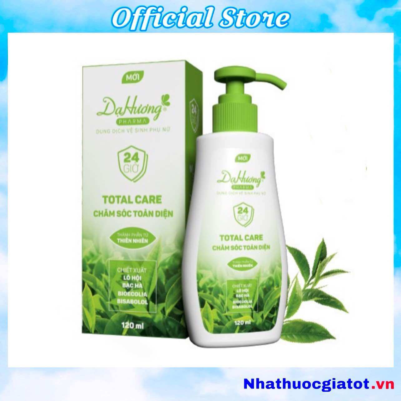 Dung Dịch Vệ Sinh Phụ Nữ Dạ Hương Pharma Chai 120ml