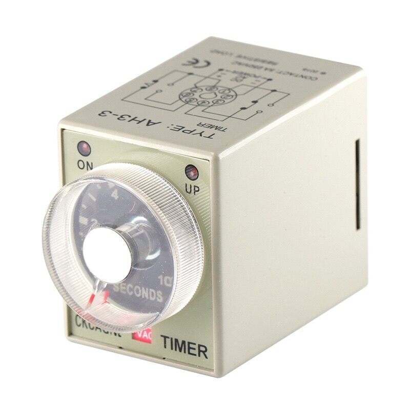 Rơ le thời gian ah3_3 ckcagnl/ckc_bộ timer 1s,10s,30s,60s 10m 30m 60m 24h